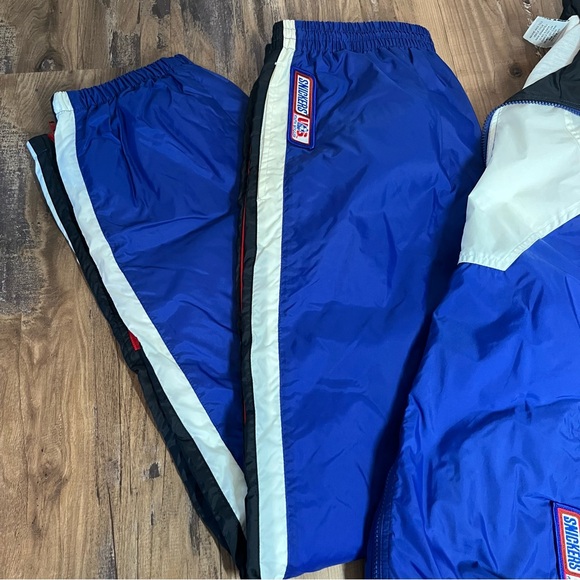 Snickers Planet Mars Men’s XL Track Suit Pullover Jacket Jogger Sweat Pants Blue - Picture 4 of 8